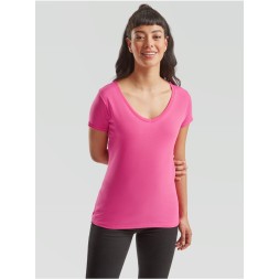 CAMISETA FRUIT OF THE LOOM LADIES ICONIC 150 V-NECK T