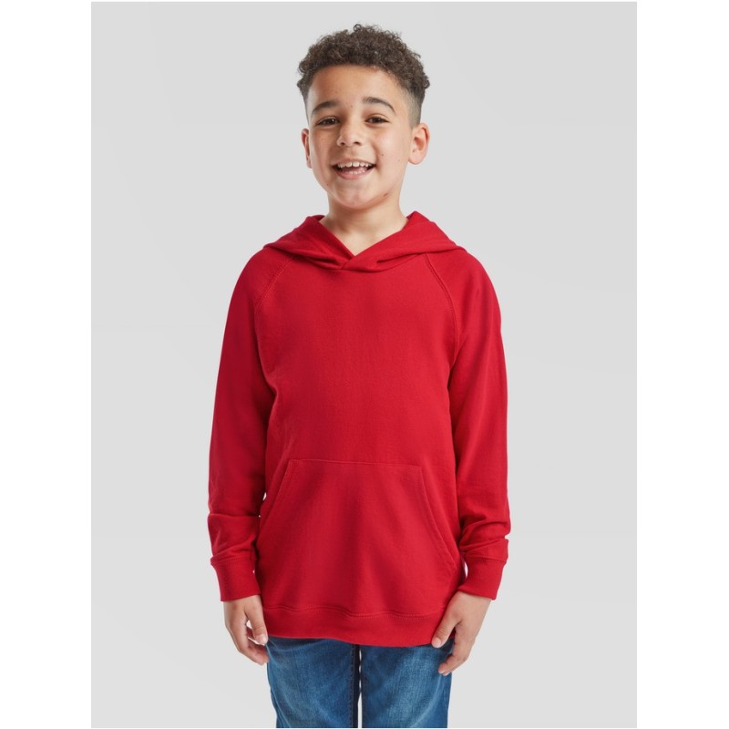 SUDADERA INFANTIL FRUIT OF THE LOOM LIGHTWEIGHT HOODED SWEAT