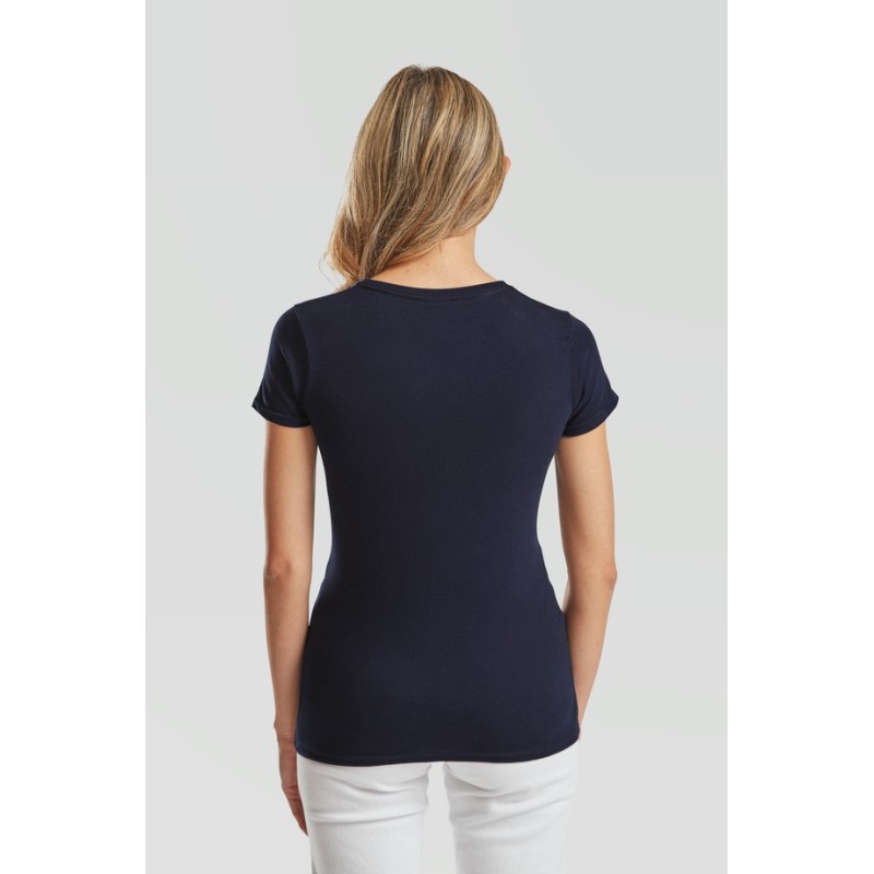 CAMISETA FRUIT OF THE LOOM LADIES ICONIC 150 V-NECK T