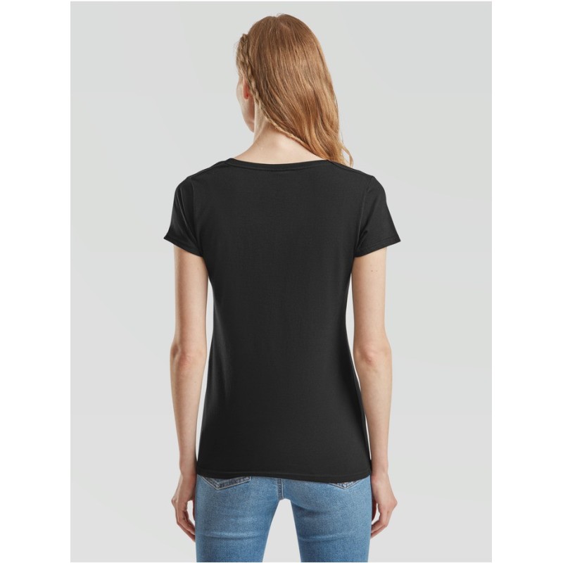 CAMISETA FRUIT OF THE LOOM LADIES ICONIC 150 V-NECK T