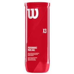 BOTE 3 PELOTAS DE PÁDEL WILSON X3