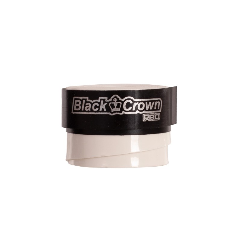 CAJA 100 OVERGRIPS BLACK CROWN LISOS BLANCOS