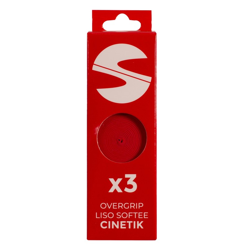 PACK 3 OVERGRIPS LISOS SOFTEE CINETIK