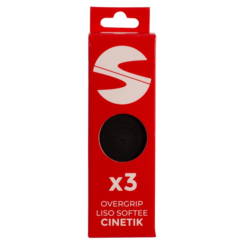 PACK 3 OVERGRIPS LISOS SOFTEE CINETIK