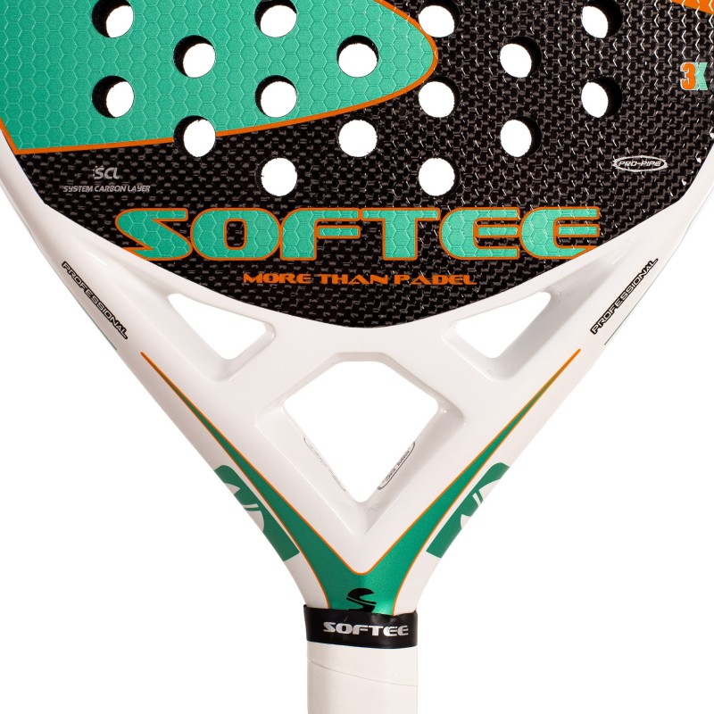 PALA DE PÁDEL SOFTEE FREEZER CARBON 3K VERDE SFT