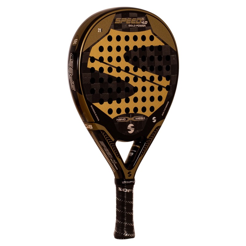 PALA DE PÁDEL SOFTEE SPEED GOLD POWER 4.0 NANO MESH