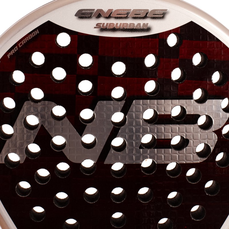 PALA DE PÁDEL ENEBE SUBURBAN RED 12K