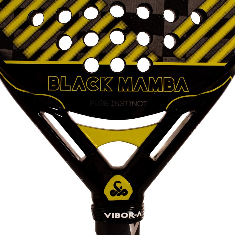 PALA DE PÁDEL VIBOR-A BLACK MAMBA EVO PRO BLACK