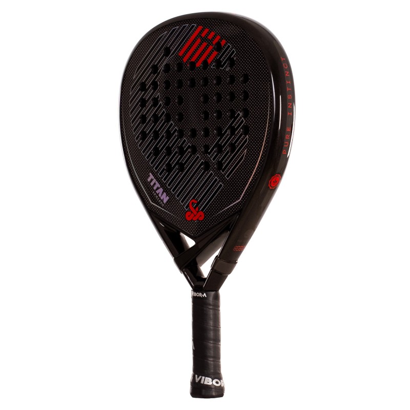 PALA DE PÁDEL VIBOR-A TITAN 3K BLACK