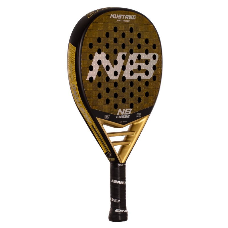 PALA DE PÁDEL ENEBE MUSTANG PRO CARBON GOLD 15K