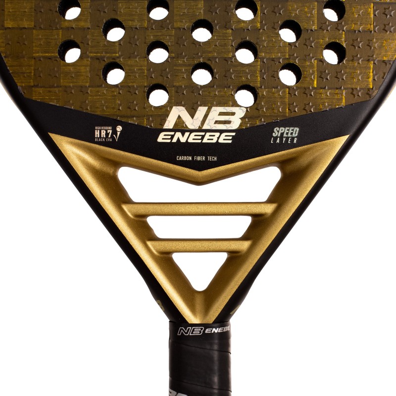 PALA DE PÁDEL ENEBE MUSTANG PRO CARBON GOLD 15K