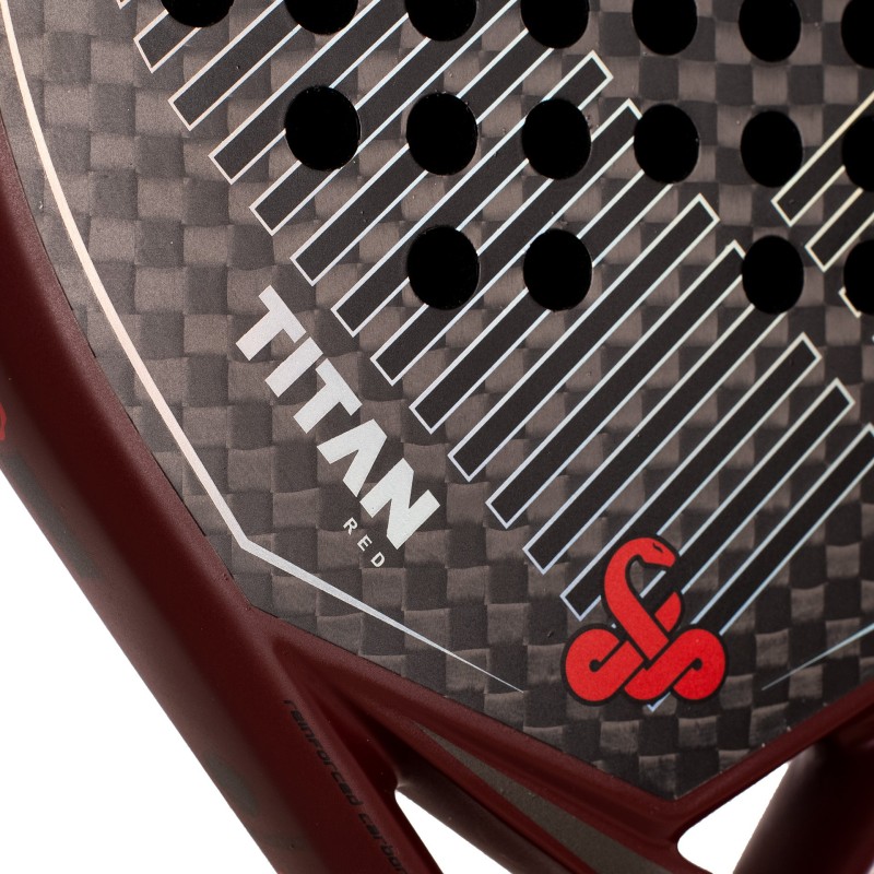 PACK PALA DE PÁDEL VIBOR-A TITAN 12K RED