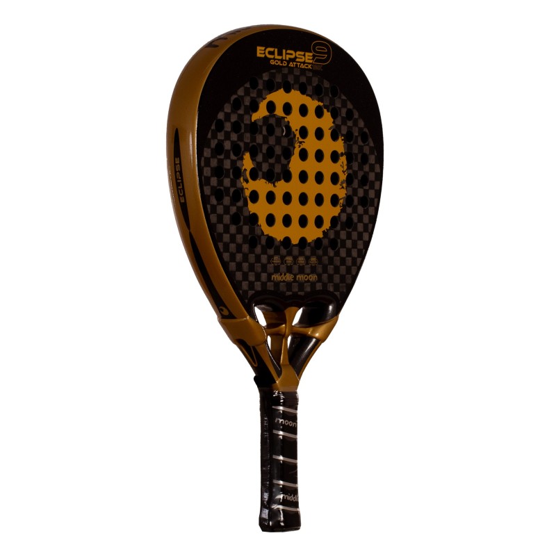 PALA DE PÁDEL MIDDLE MOON ECLIPSE 9 GOLD ATTACK 12K