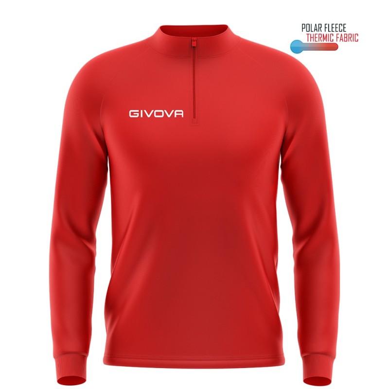 SUDADERA GIVOVA TECNICA 500 MEDIA CREMALLERA