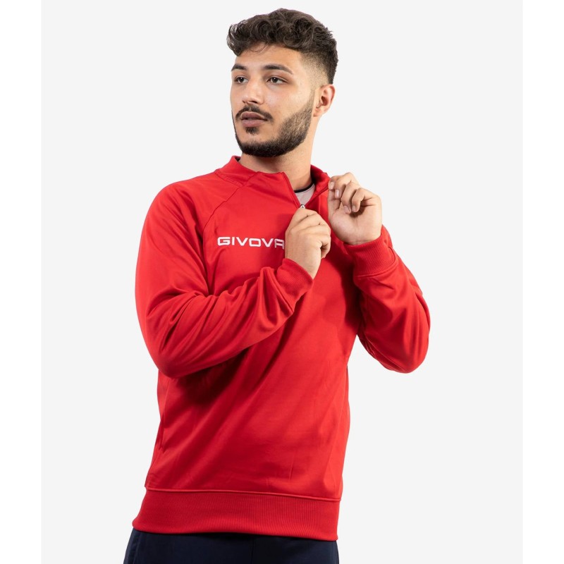 SUDADERA GIVOVA TECNICA 500 MEDIA CREMALLERA