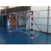 JUEGO DE 2 PORTERÍAS F.SALA/BALONMANO METÁLICAS TRASLADABLES 80X80MM CON BASE DE TUBO REDONDO