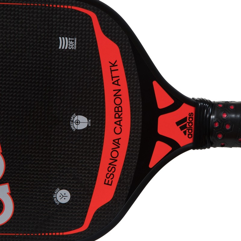 PALA PICKLEBALL ADIDAS ESSNOVA CARBON ATTK RED
