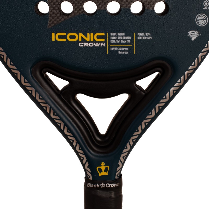 PALA DE PÁDEL BLACK CROWN ICONIC CROWN