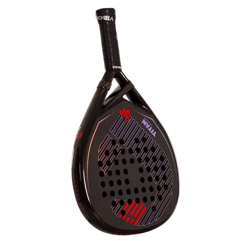 PALA DE PÁDEL VIBOR-A TITAN 3K BLACK