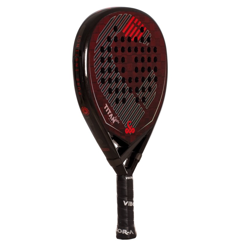 PACK PALA DE PÁDEL VIBOR-A TITAN BLACK LIGHT