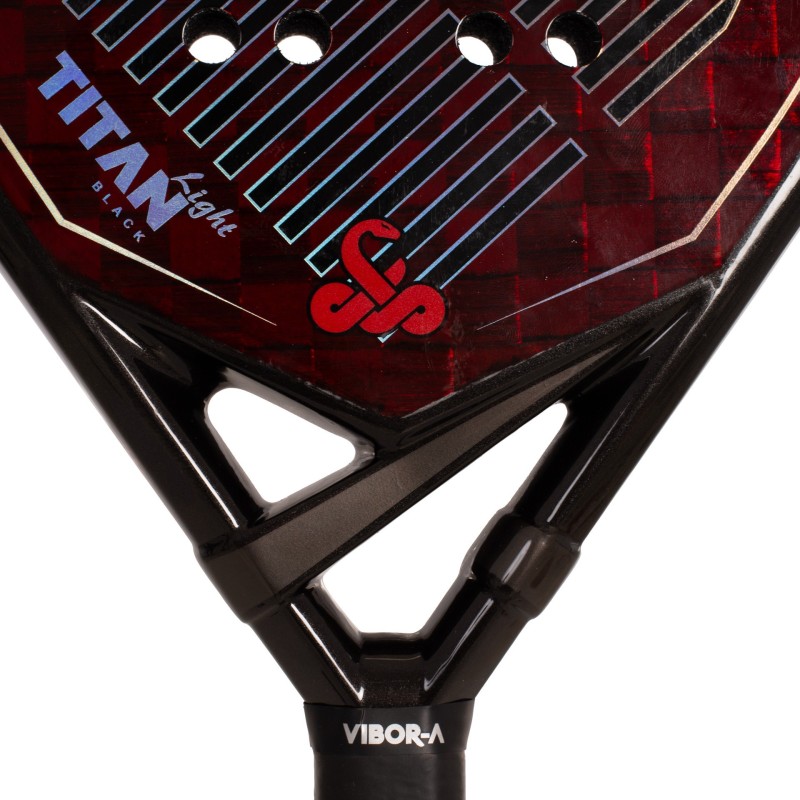 PACK PALA DE PÁDEL VIBOR-A TITAN BLACK LIGHT