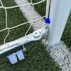 JUEGO PORTERÍAS ALUMINIO FÚTBOL 7 120X100 MM ABATIBLES CON ARQUILLOS CINCADOS