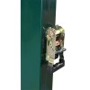 JUEGO DE 2 POSTES DE VOLEIBOL METÁLICOS CUADRADOS 80X80MM FIJOS