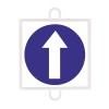 PANEL DE SEÑALIZACIÓN TRÁFICO DE OBLIGACIÓN Nº 1 (SENTIDO)