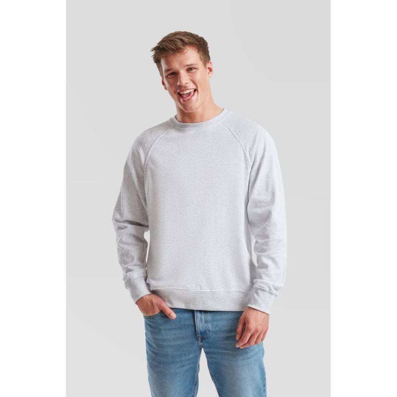 SUDADERA FRUIT OF THE LOOM LIGHTWEIGHT RAGLAN SWEAT
