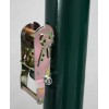 JUEGO DE 2 POSTES DE PADEL FIJOS CUADRADO 80X80MM CON BASE PARA ATORNILLAR -