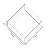 SUELO DE LONA PVC PARA PISCINA CUADRADA DE 150X150CM