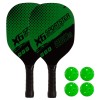 SET DE 2 PALAS PICKLEBALL MADERA CON 4 PELOTAS