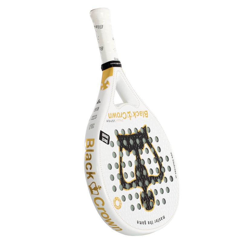 PALA DE PÁDEL BLACK CROWN PITON WHITE