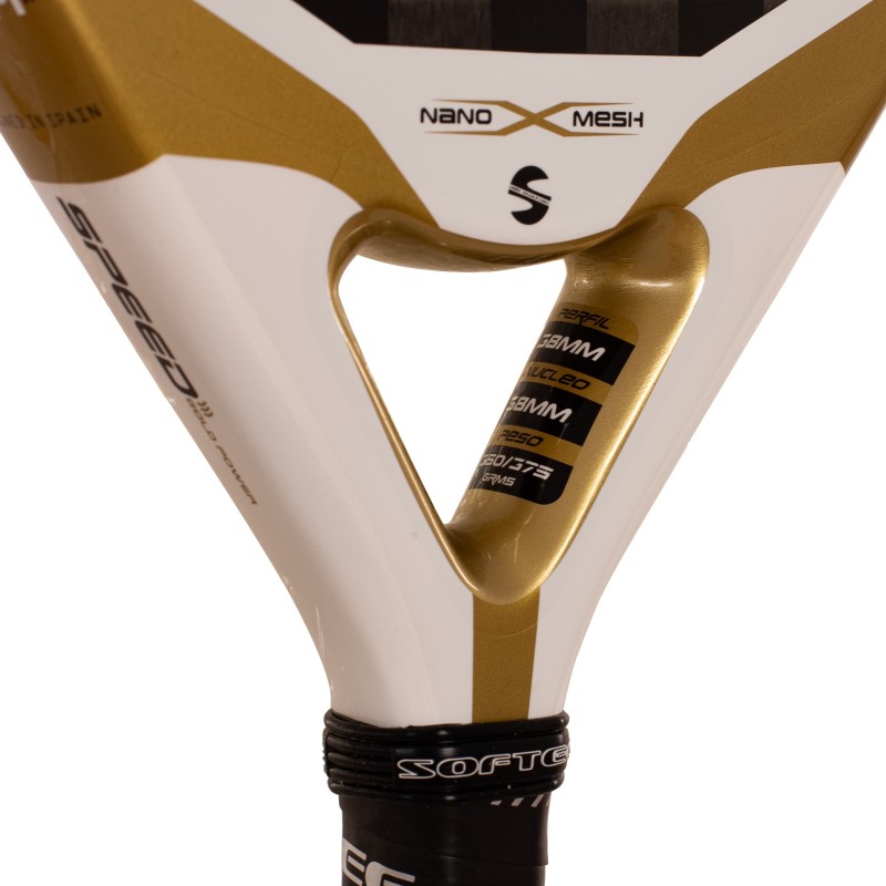 PALA DE PÁDEL SOFTEE SPEED GOLD NANO MESH 5.0