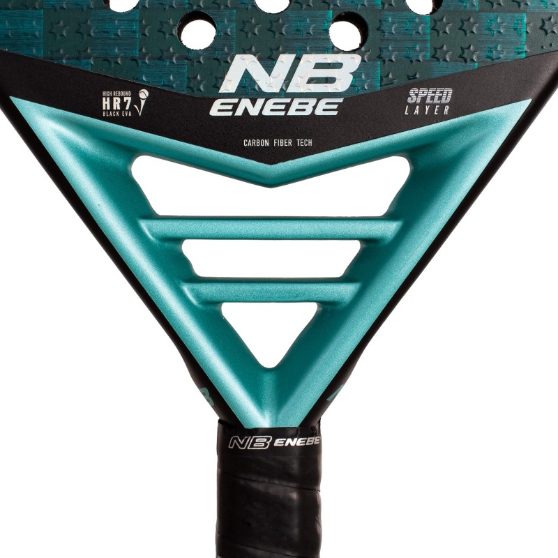 PALA DE PÁDEL ENEBE MUSTANG ESMERALD 15K
