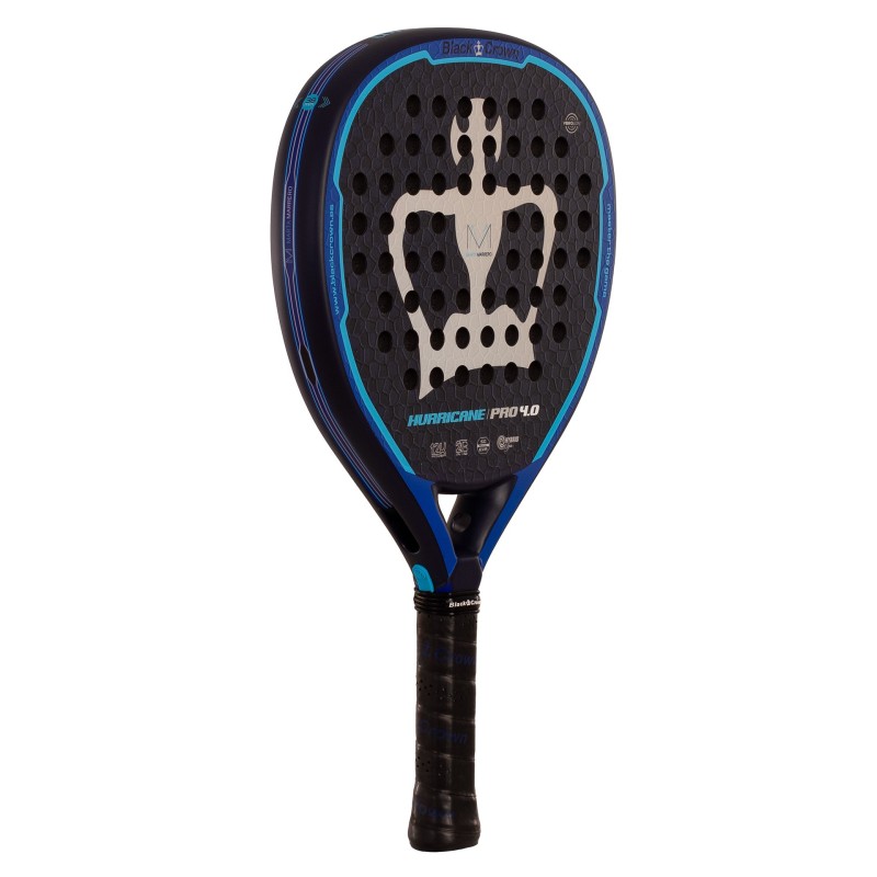 PALA DE PÁDEL BLACK CROWN HURRICANE PRO 4.0