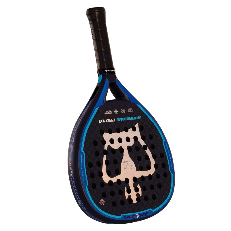 PALA DE PÁDEL BLACK CROWN HURRICANE PRO 4.0