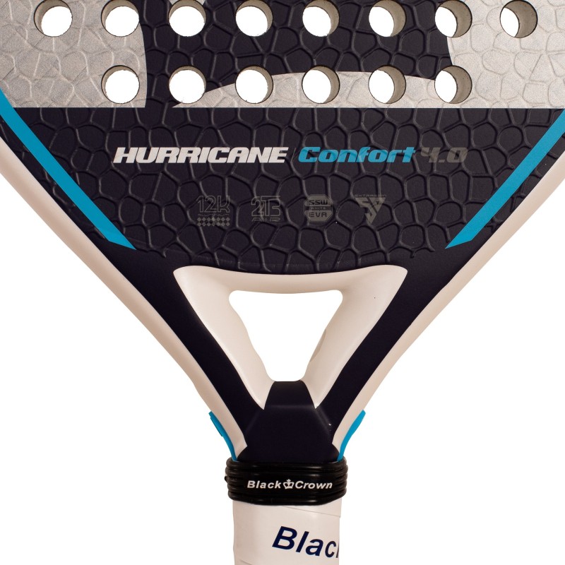 PALA DE PÁDEL BLACK CROWN HURRICANE COMFORT 4.0